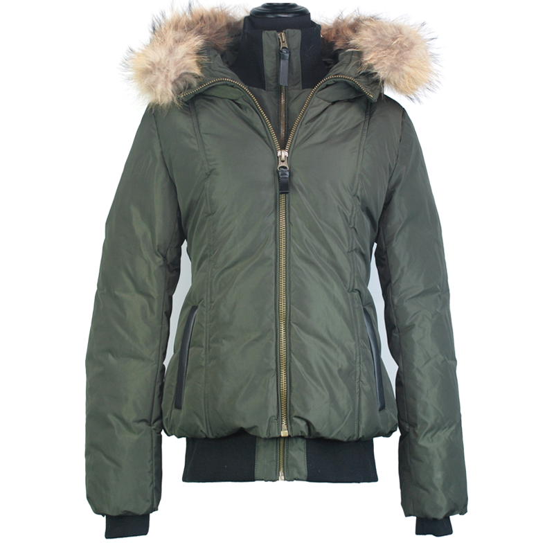 Women Autumn Winter Waterproof Windproof Fake fur Double Placket Customized Padding Jackets